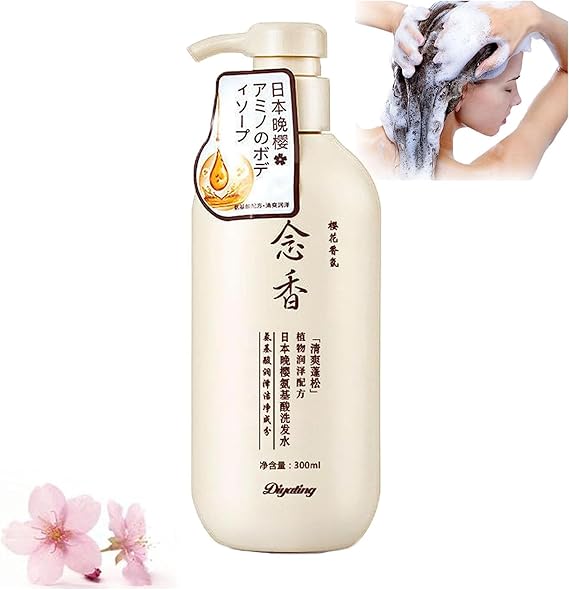 Sakura Hair Growth Shampoo – Anti-Hair Fall & Hair Thickening Formula
