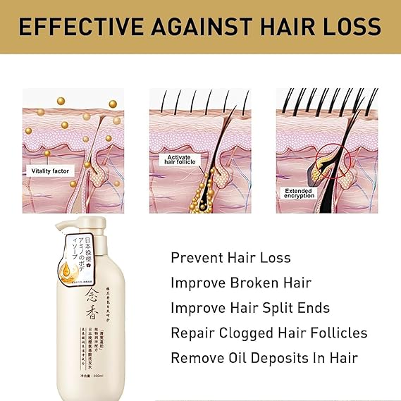 Sakura Hair Growth Shampoo – Anti-Hair Fall & Hair Thickening Formula