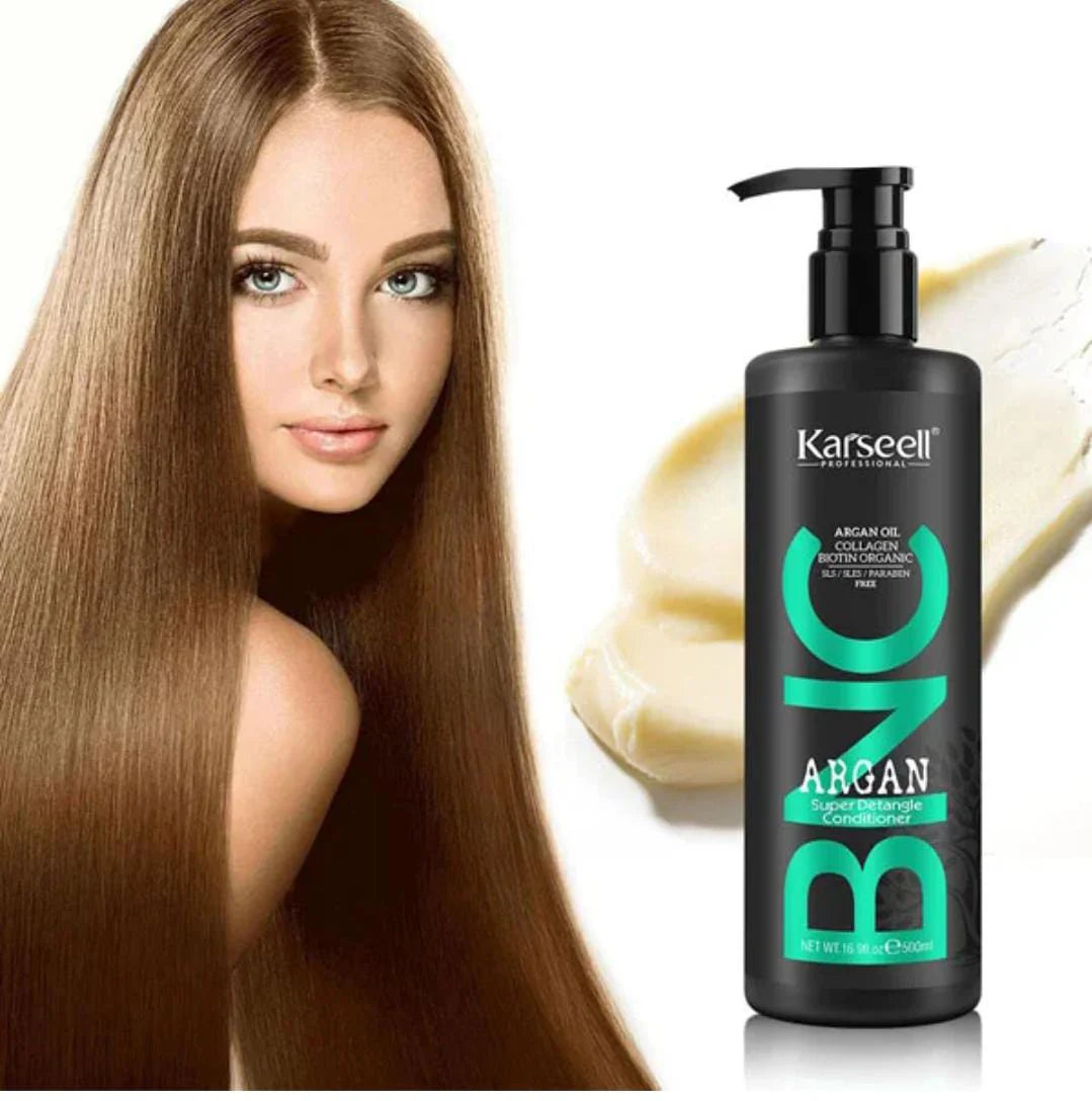 BNC Argan Shampoo & Conditioner (500ml) – Deep Nourishment & Hair Repair | Best Hair Care for Smooth & Shiny Hair UAE & KSA