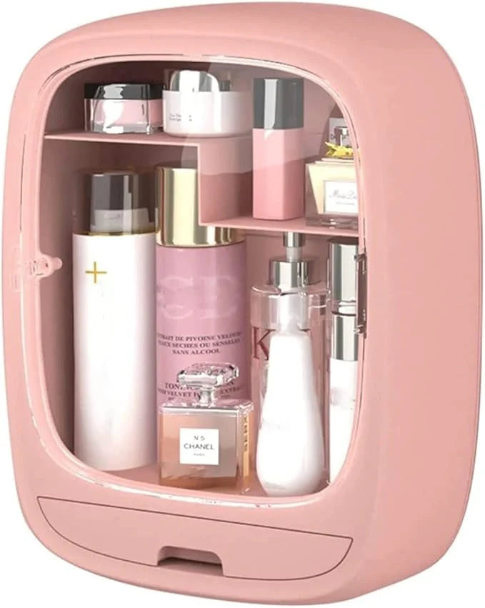 Makeup Organizer Case – Stylish & Spacious Cosmetic Storage Box for Travel & Home | Saudi Arabia