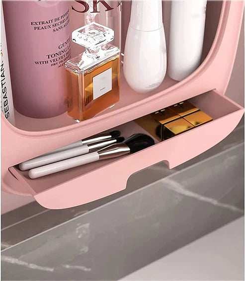 Makeup Organizer Case – Stylish & Spacious Cosmetic Storage Box for Travel & Home | Saudi Arabia
